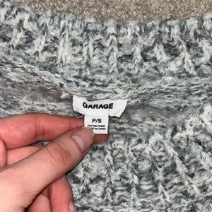 garage knit sweater cropped never worn